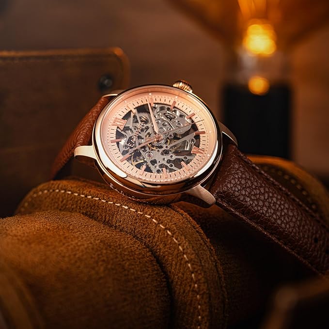 EARNSHAW Analog Rose Gold Dial Men's Watch