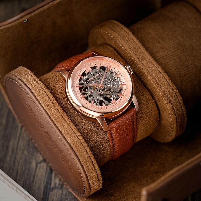EARNSHAW Analog Rose Gold Dial Men's Watch