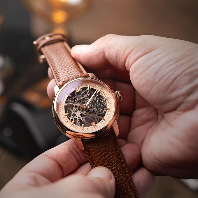 EARNSHAW Analog Rose Gold Dial Men's Watch