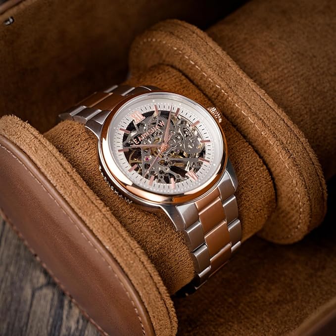 EARNSHAW Analog White Dial Men's Watch