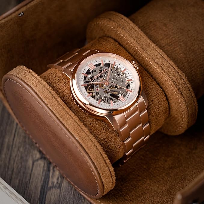 EARNSHAW Analog White Dial Men's Watch