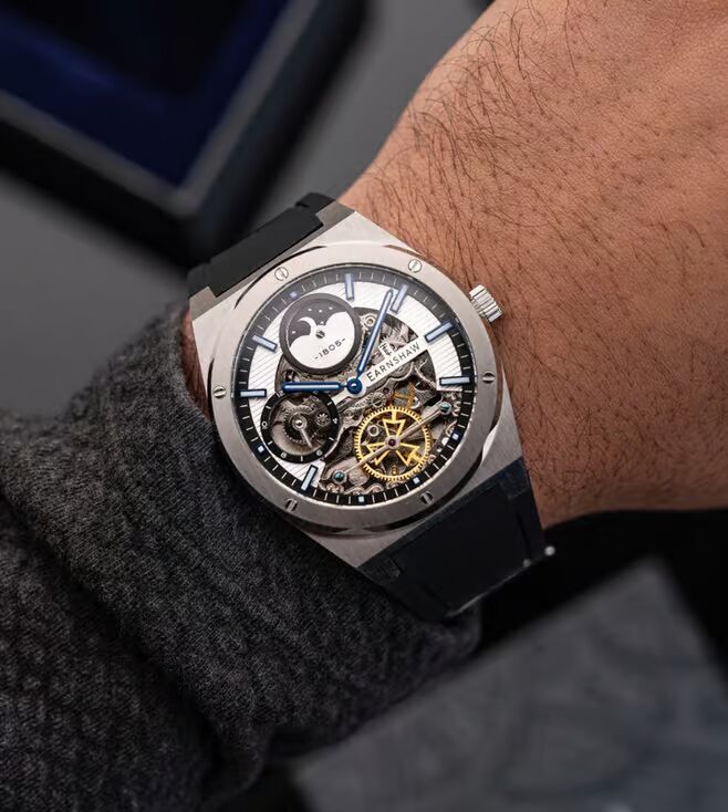 EARNSHAW Drake Dual Time Automatic Men
