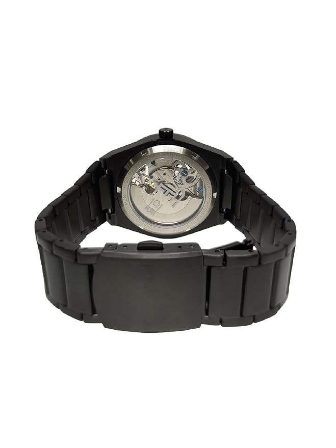 Earnshaw Drake Dual Time & Moonphase Automatic Black Round Dial Men's Watch