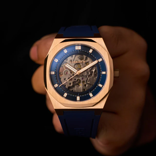 Earnshaw Drake Skeleton Automatic Analog Watch  - For Men