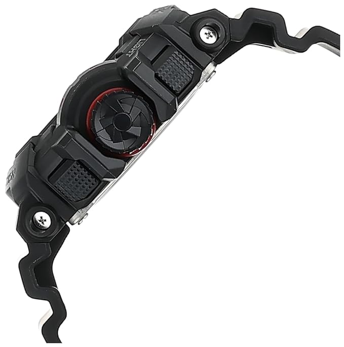 Casio G-Shock GA-400-1BHDR Black & Red Analog-Digital Dial Black Resin Strap Men's Watch Shock and 200M Water Resistant