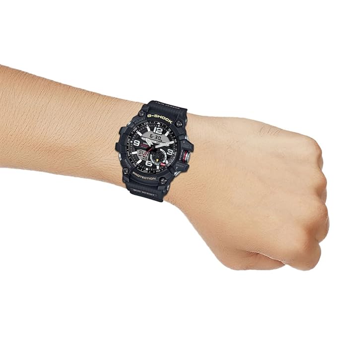Casio G-Shock GG-1000-1ADR Analog-Digital Black Dial Men Watch Black Resin Strap