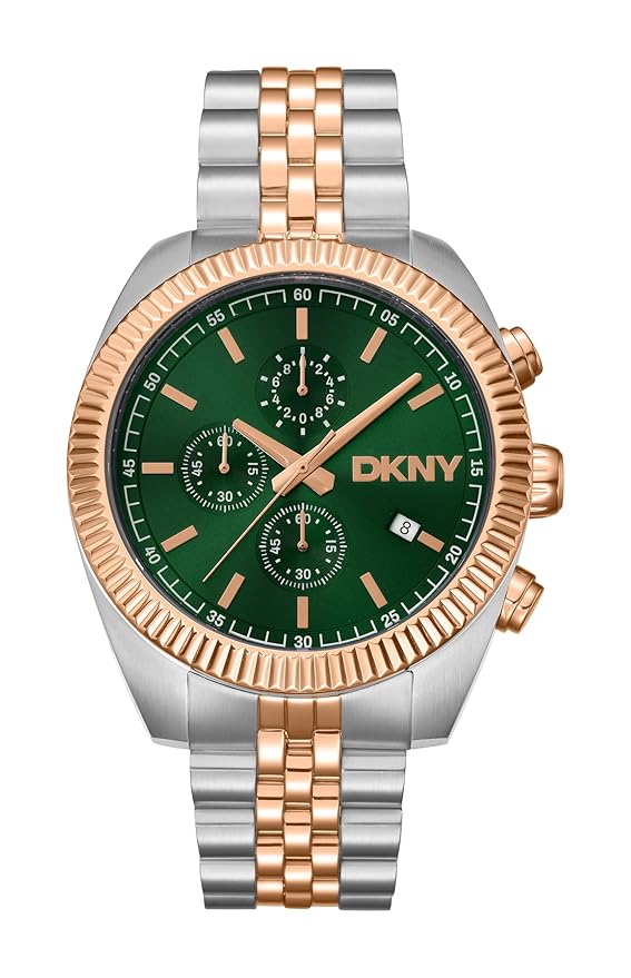 DKNY Everyday Chronograph Green Round Dial Men's Watch