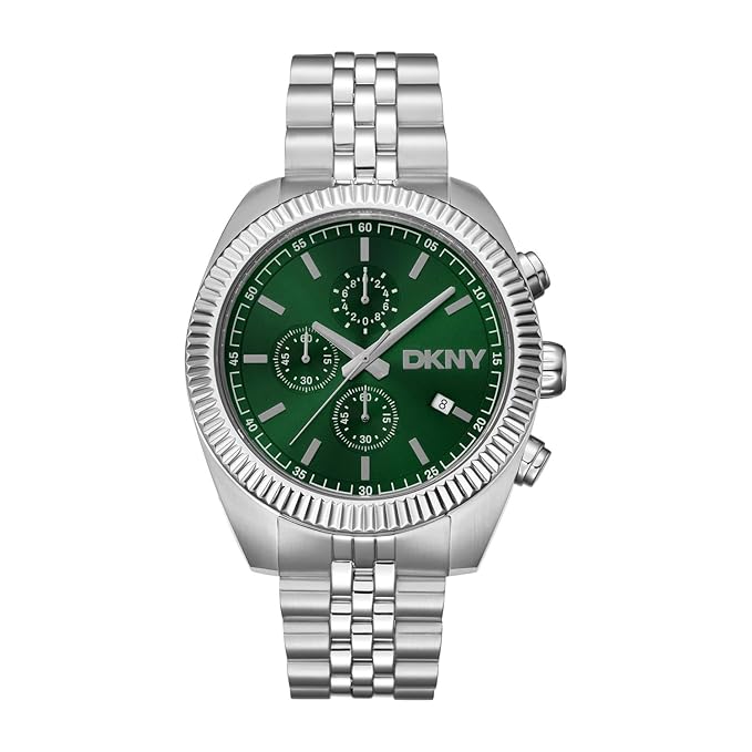 DKNY Everyday Analog Chronograph Japanese Movement Round Dial, Diameter 42 MM, 100 m Water Resistance Men's Wrist Watch