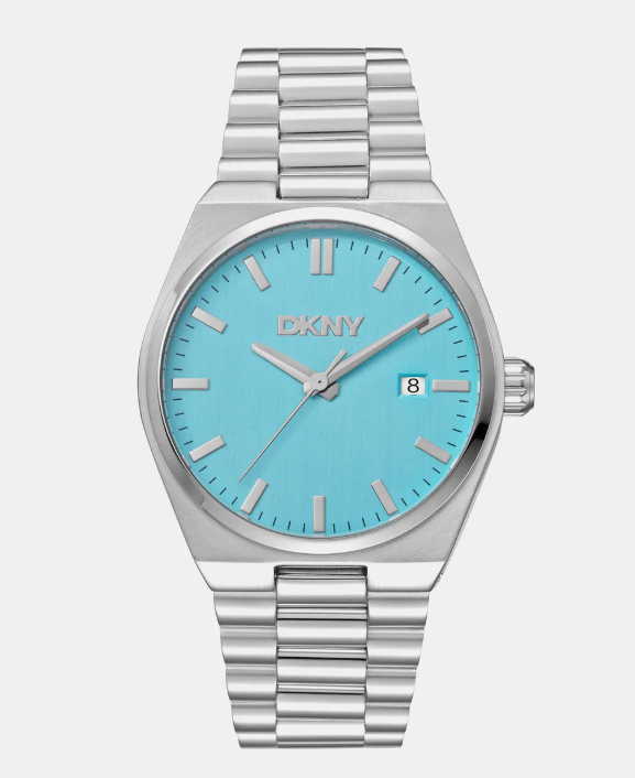 DKNY Everyday Men Quartz Light Blue Dial Analog Stainless Steel Watch
