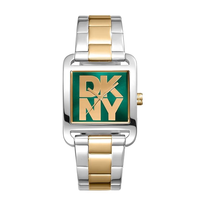 DKNY City Maxi Analog Plain 3-Hands Japanese Movement Square Dial, Diameter 29 x 37 MM, 30 m Water Resistance Women's Wrist Watch