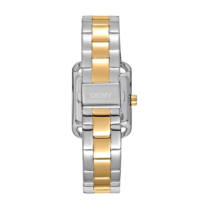DKNY City Midi Analog Plain 3-Hands Japanese Movement Square Dial, Diameter 27 x 34.5 MM, 30 m Water Resistance Women's Wrist Watch