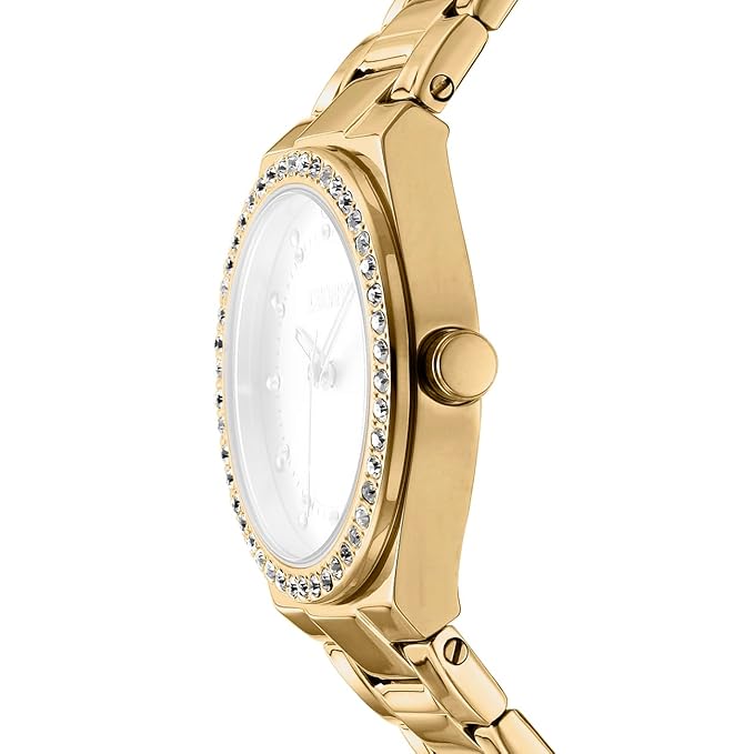 DKNY Everyday Japanese Movement Round Dial, Bracelet Width 18 x 14 MM, 50 m Water Resistance Women's Wrist Watch