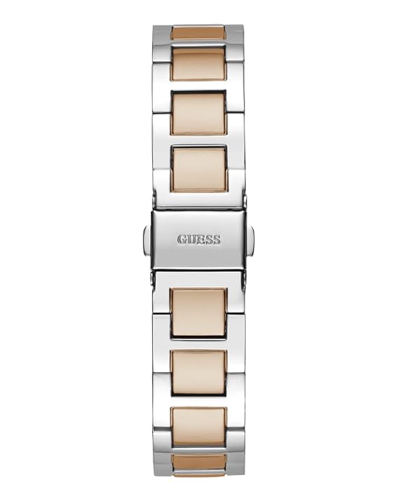 GUESS Analog Gold Dial Women's Watch-GW0404L3 Stainless Steel, Multicolor Strap
