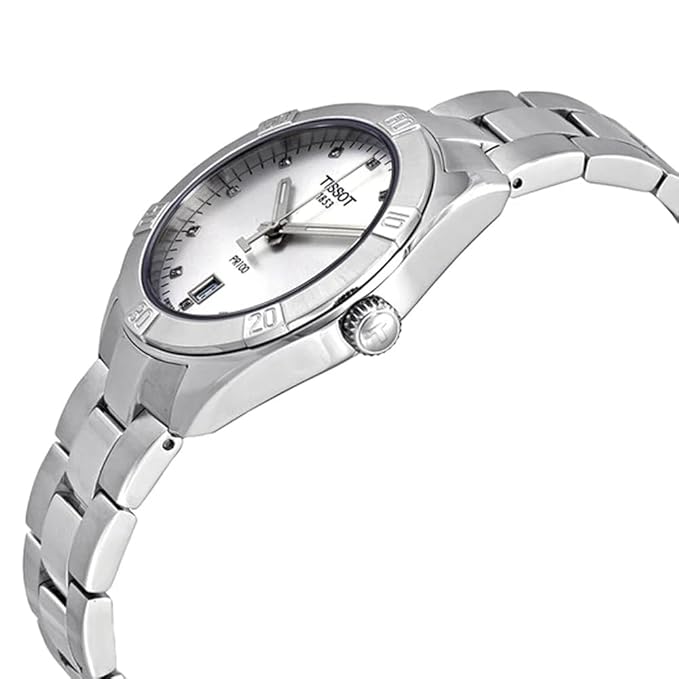 Tissot PR 100 Silver Dial Women's Watch