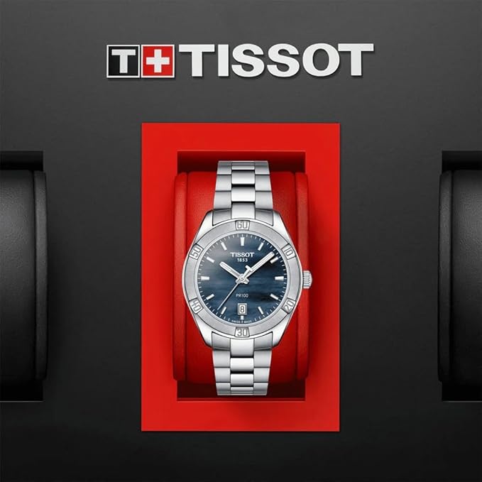 Tissot PR 100 Sport Chic Mother of Pearl Dial Women's Watch