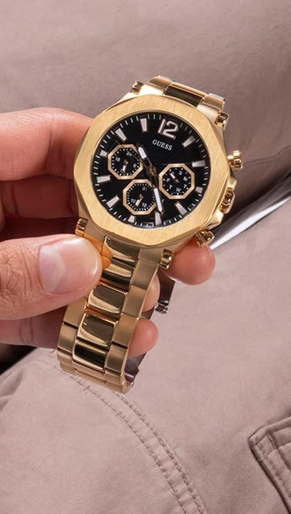 GUESS Analog Black Dial Men's Watch