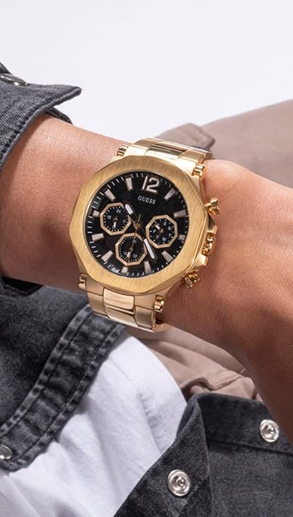 GUESS Analog Black Dial Men's Watch