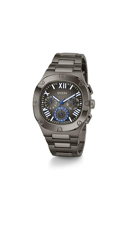 GUESS Headline Analog Watch for Men with Square Dial & Water Resistant Man's Wrist Watches