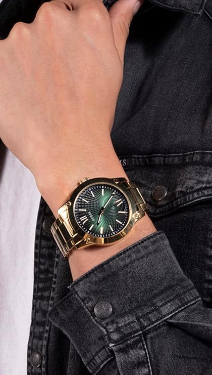 Guess Analog Green Dial Men's Watch