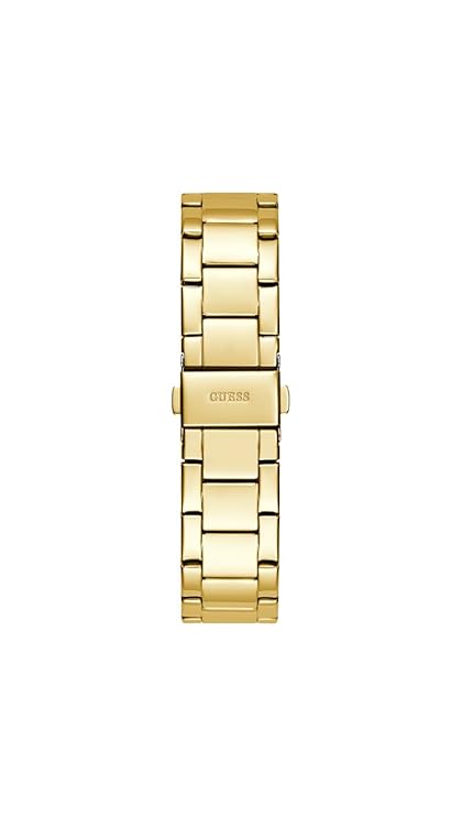 GUESS Stainless Steel Analog Champagne Dial Women's Watch-Gw0605L2, Band Color-Gold