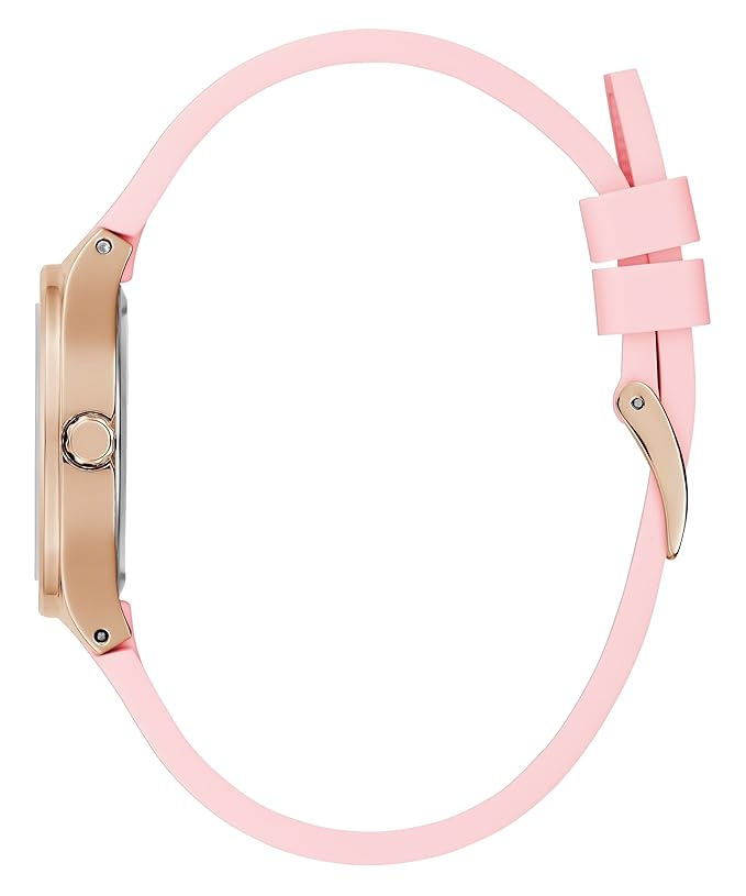 GUESS Silicone Women Pink Analog Square Dial Watch