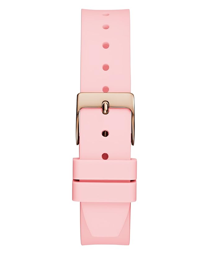 GUESS Silicone Women Pink Analog Square Dial Watch