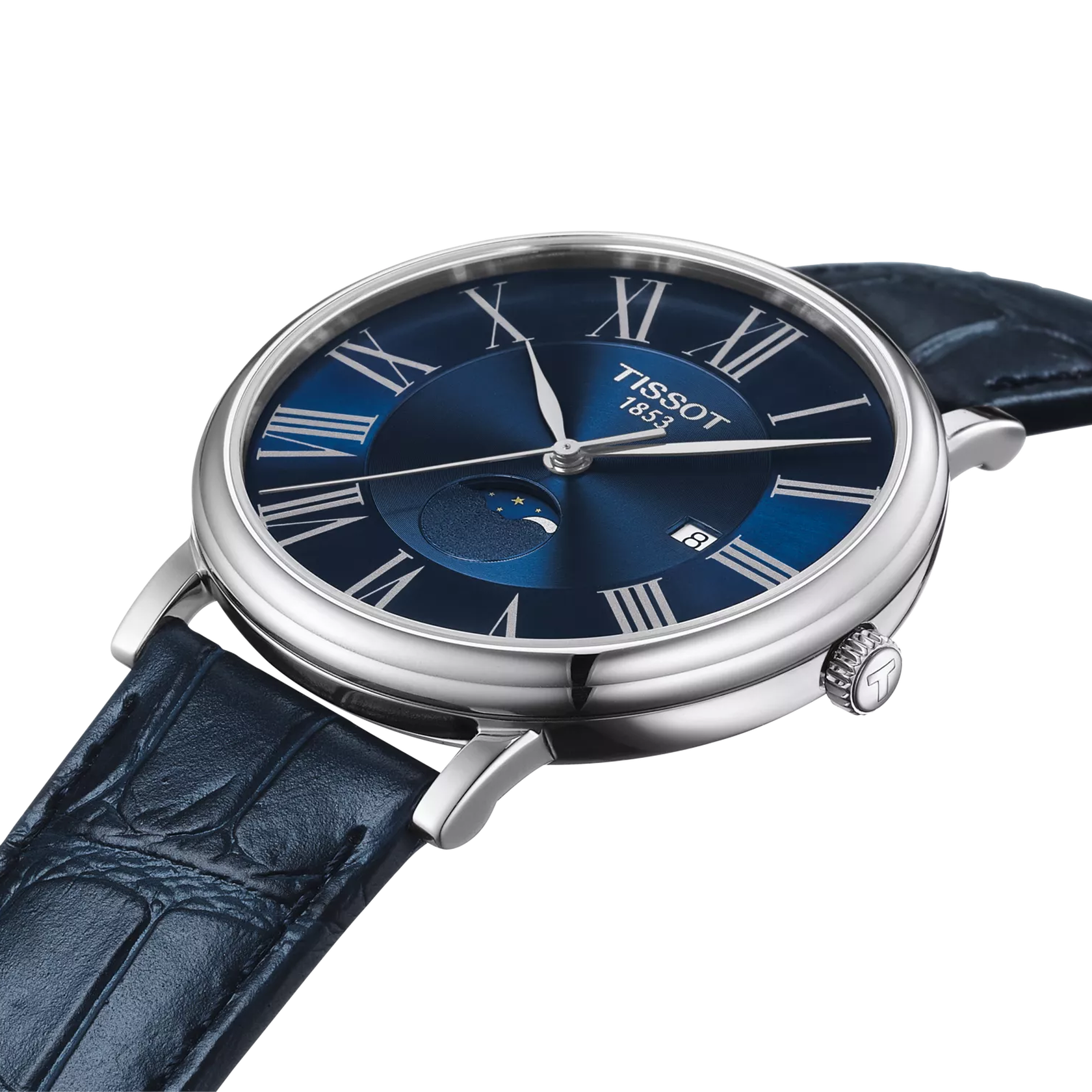 Tissot Unisex Carson Swiss Quartz Stainless Steel Dress Watch