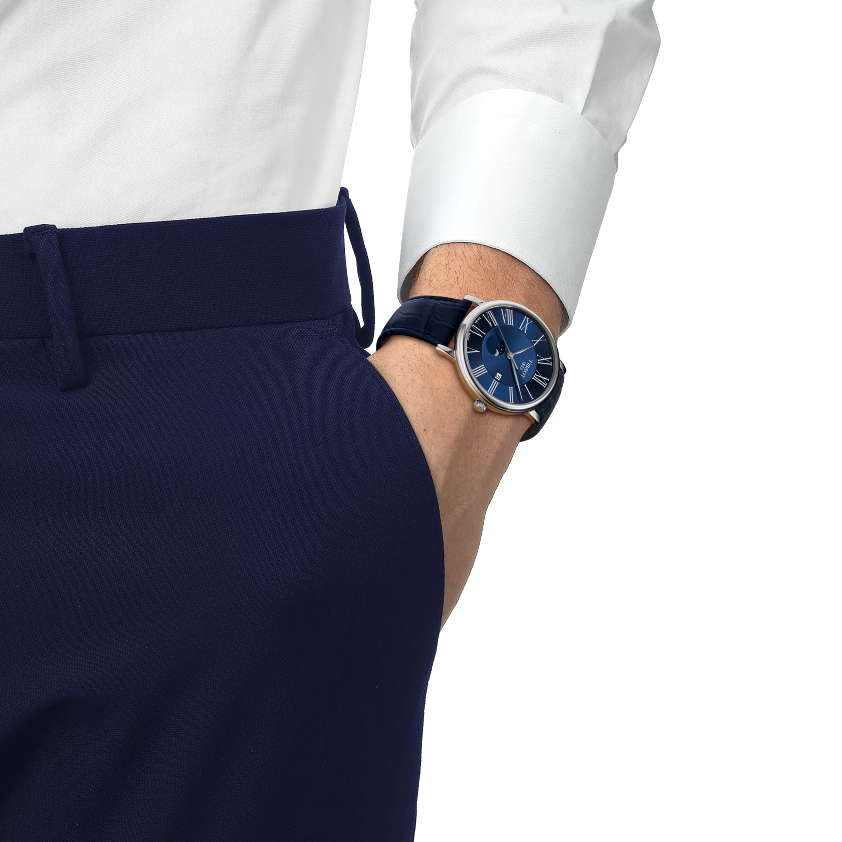 Tissot Unisex Carson Swiss Quartz Stainless Steel Dress Watch