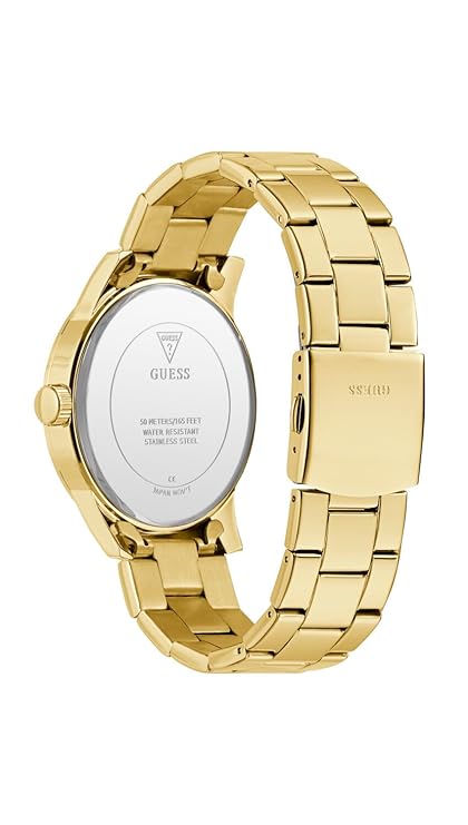 GUESS Badge Analog Watch for Men with Round Dial & Water Resistant Man's Wrist Watches