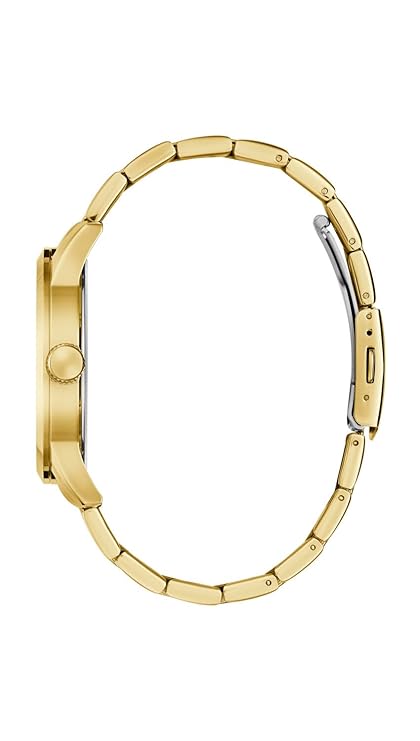GUESS Badge Analog Watch for Men with Round Dial & Water Resistant Man's Wrist Watches