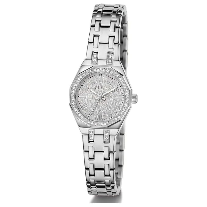 GUESS Silver Round Dial Analog Women's Watch