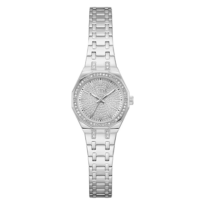 GUESS Silver Round Dial Analog Women's Watch