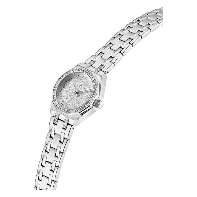 GUESS Silver Round Dial Analog Women's Watch