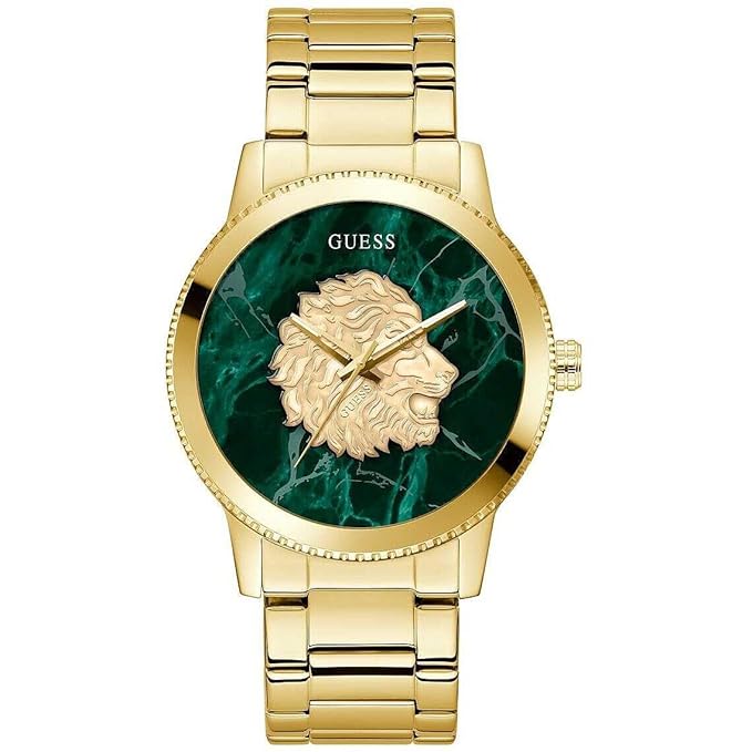 GUESS Monarch Green Round Dial Analog Men's Watch