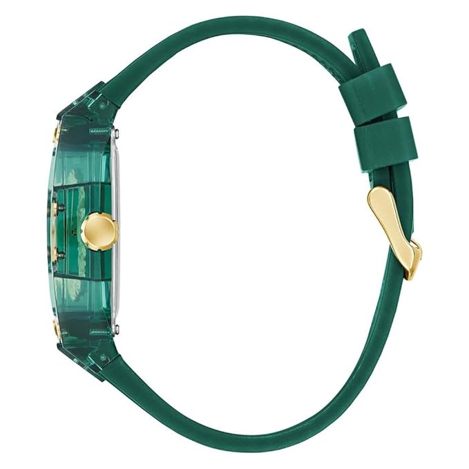 GUESS Green Rectangle Dial Analog Men's Watch