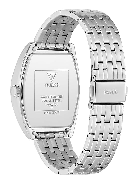 GUESS Blue Rectangle Dial Analog Men's Watch