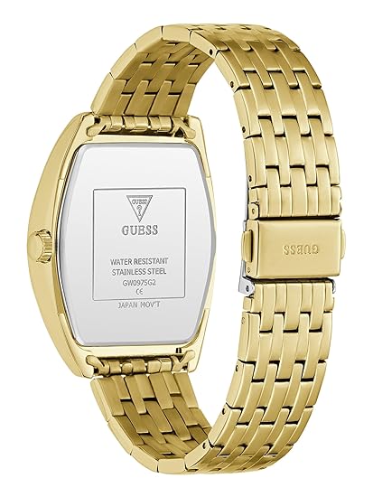 GUESS Green Rectangle Dial Analog Men's Watch