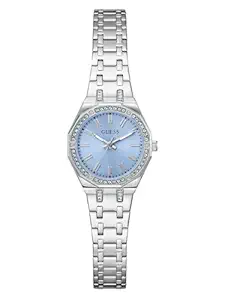 GUESS Ice Blue Round Dial Analog Women's Watch
