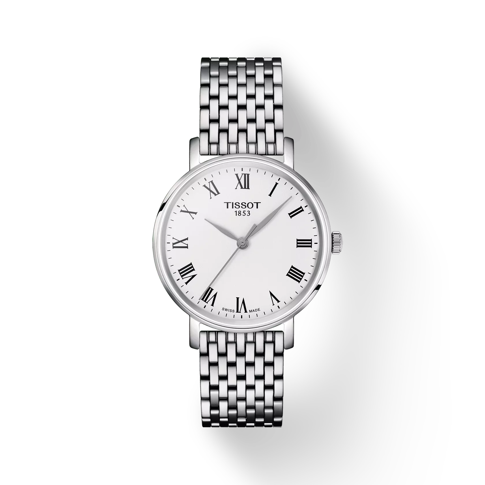Tissot Women EVERYTIME Round Silver Watch