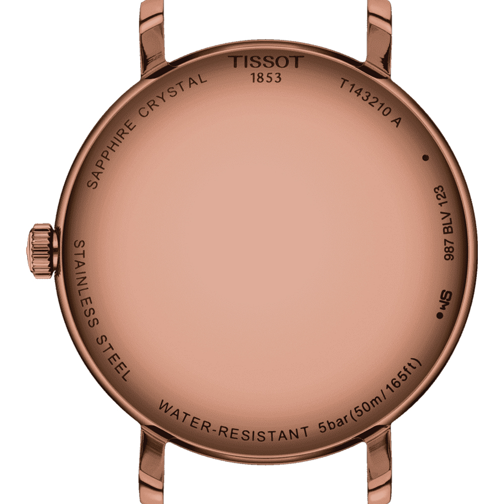 Tissot Everytime Women Quartz Pink Dial Analog Mesh Watch