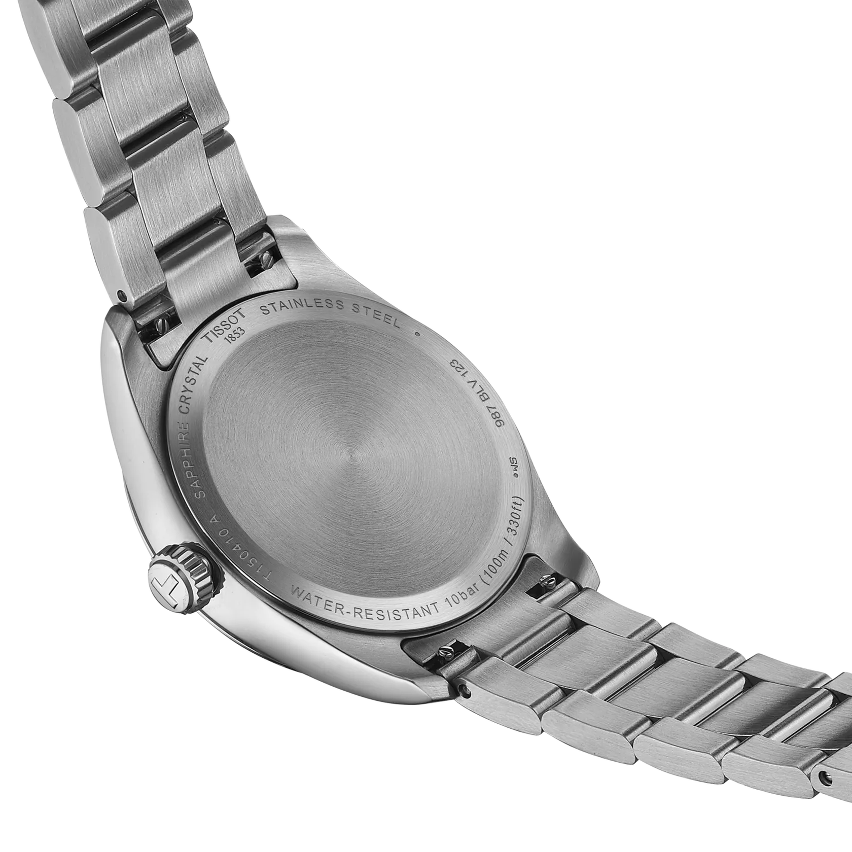 TISSOT PR 100 Unisex Quartz Ice Blue Dial Analog Stainless Steel Watch