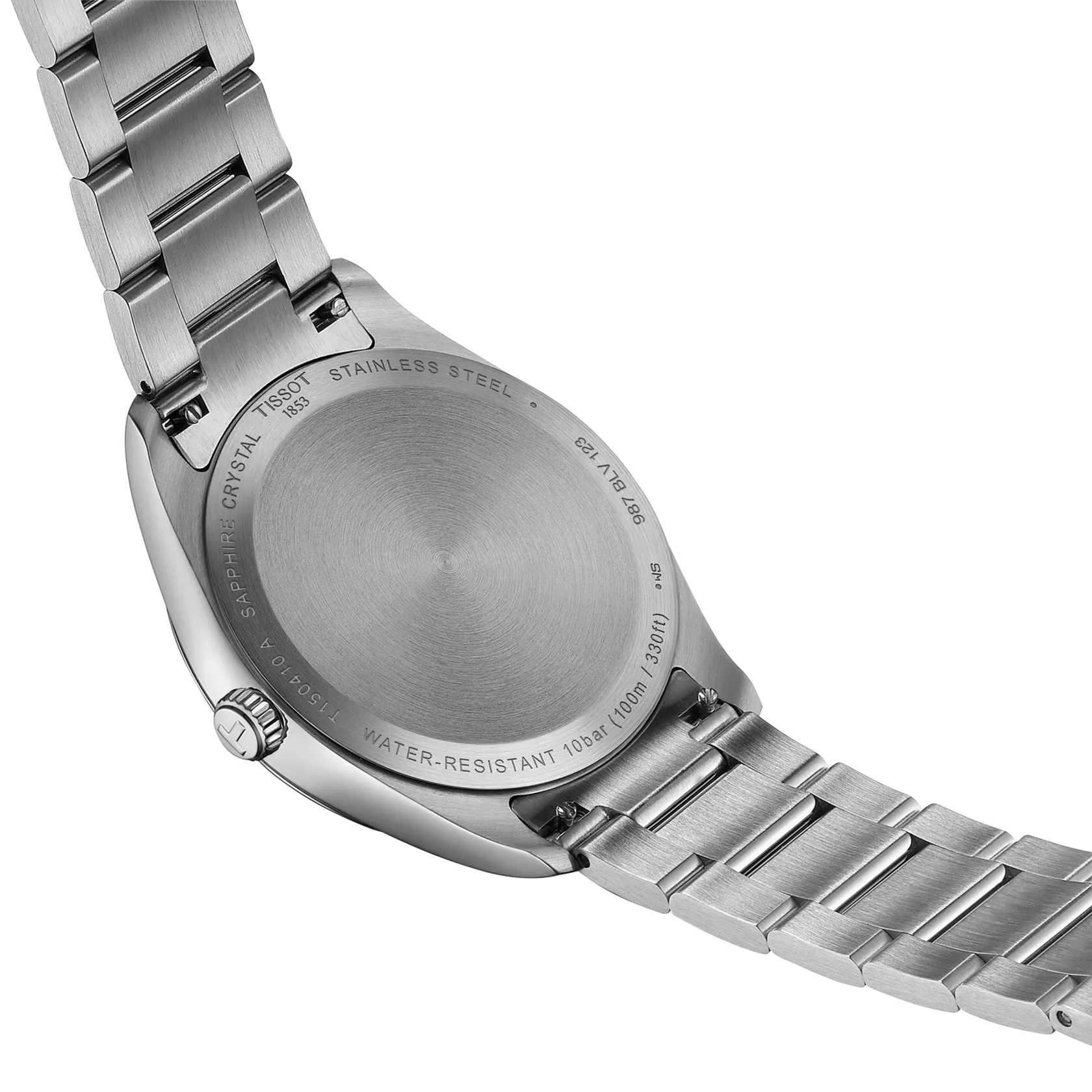 TISSOT PR 100 Men Quartz Blue Dial Analog Stainless Steel Watch