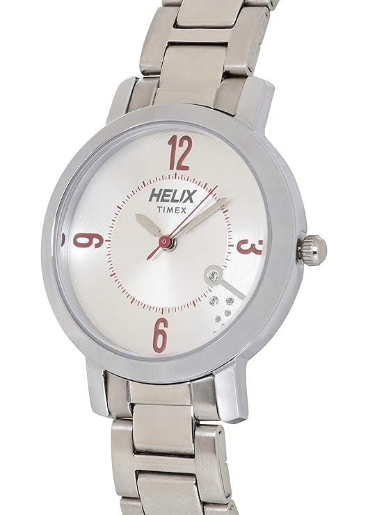 helix Analog Silver Dial Women's Watch