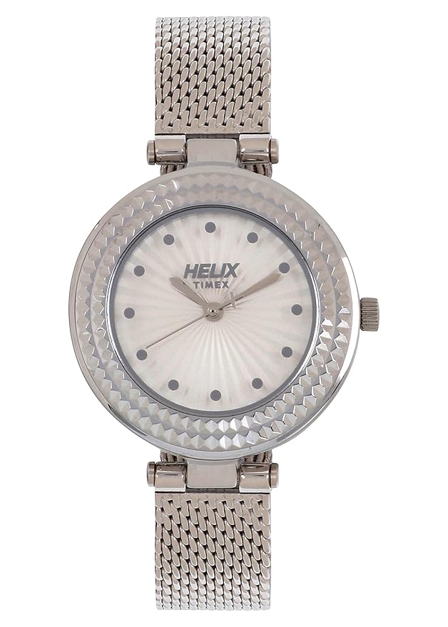 Helix Analog White Dial Women's Watch