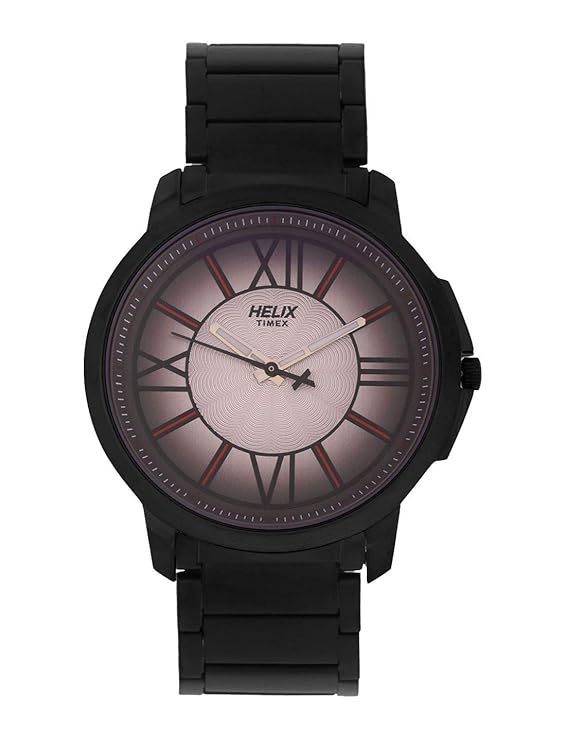 Helix Stainless Steel Analog Silver Dial Men's Watch