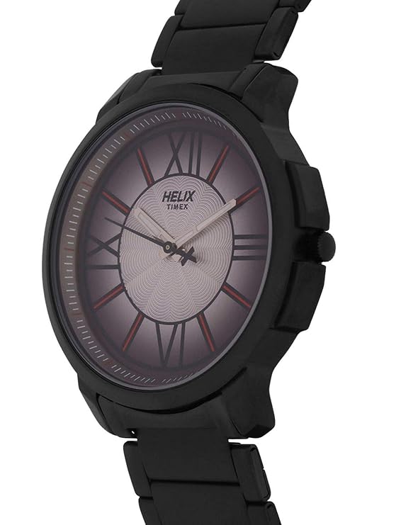 Helix Stainless Steel Analog Silver Dial Men's Watch