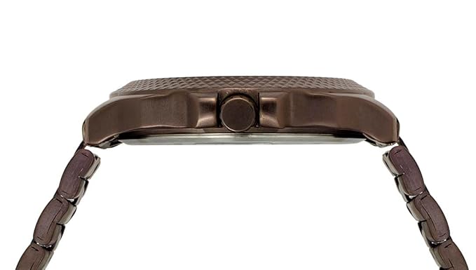 Helix Analog Brown Dial Men's Watch