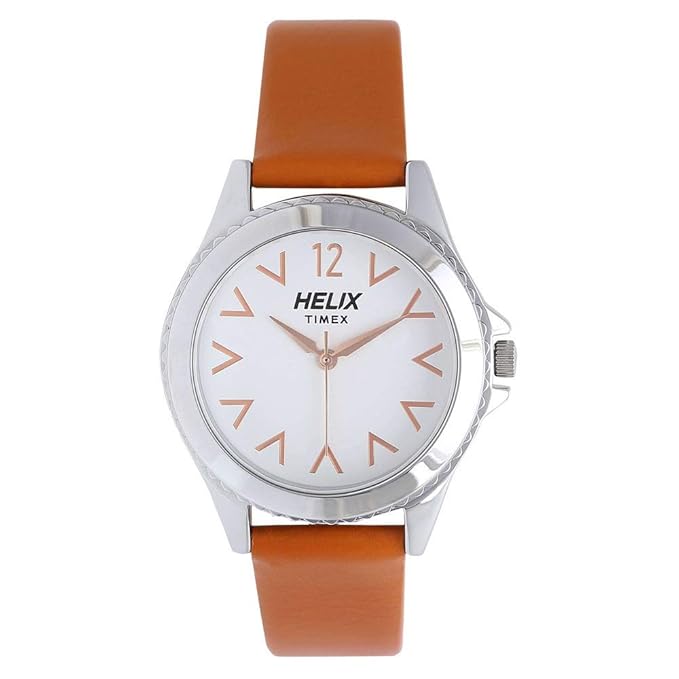 Helix Analog Silver Dial Women's Watch