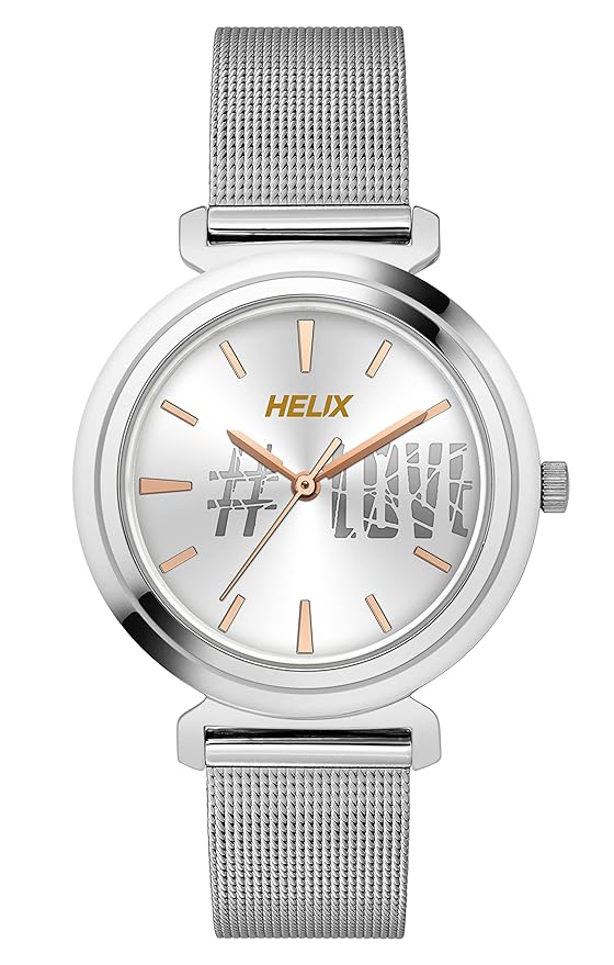 Helix Analog Silver Dial Women's Watch
