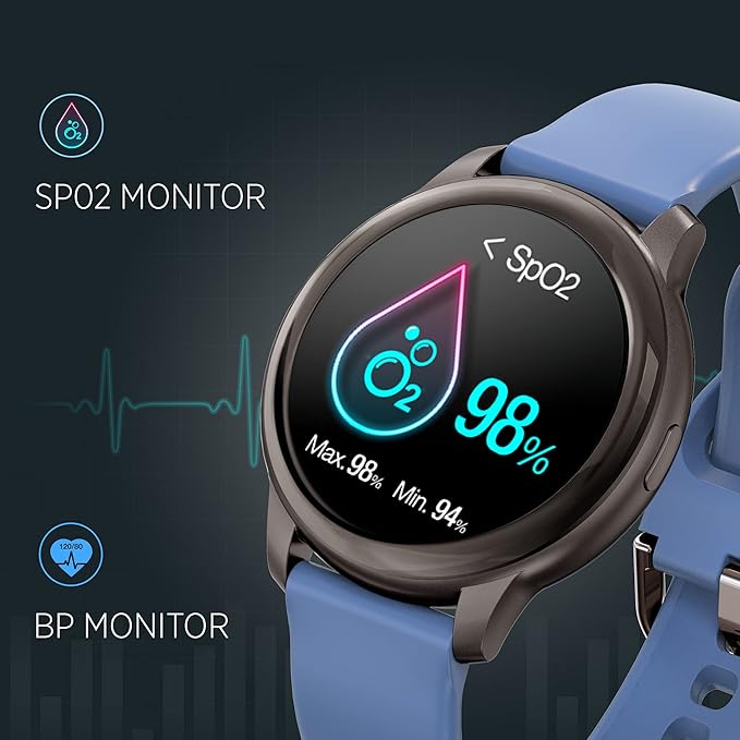 TIMEX Fit 3.0, Bluetooth Calling, 1.78" AMOLED, Metal Body Case, 24/7 Heart Rate Monitoring, SpO2, Step Count, Phone Finder, Camera & Music Control, 7 Day Battery